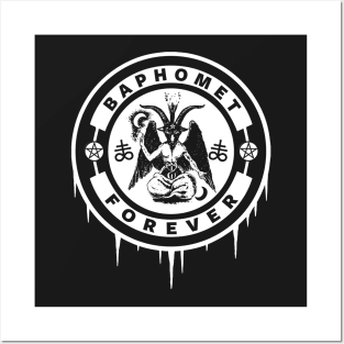 BAPHOMET FOREVER- BAPHOMET SIGIL OF SATAN - OCCULT Posters and Art